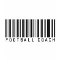 Football Coach Bar Code t-shirts by NotWorking Football Coach Bar Code t-shirts