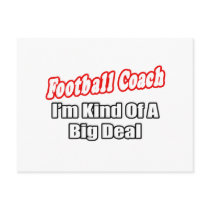 Football Coach...Big Deal Post Card