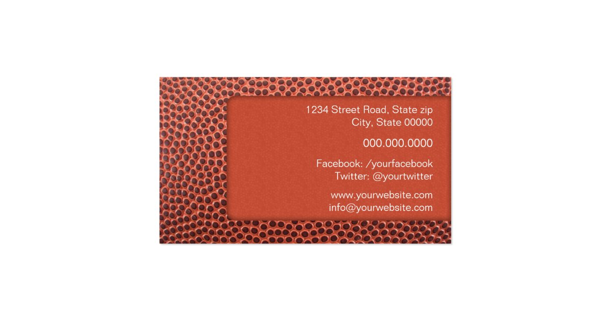 football coach business card zazzle football business cards
