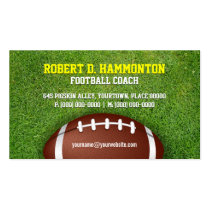 Football Coach business cards