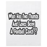 Football Coach Joke...Two Thumbs Flyer Design