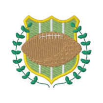 Football Crest embroidered shirts