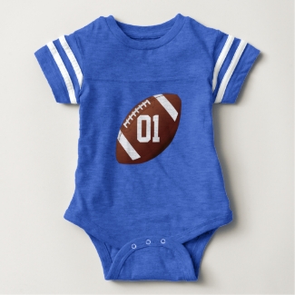 Football Custom Baby Jersey Romper