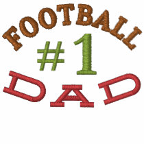 Football Dad Embroidered Shirt