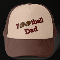 Football Dad Hat Cap by SmilinEyesTreasures Football Dad Hat Cap
