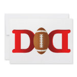 Football Dad invitations