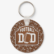 Football Dad keychains by Just2Cute Football Dad keychains