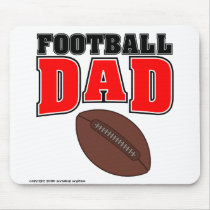 Football Dad Mousepad by screwballgraphics Football Dad Mousepad