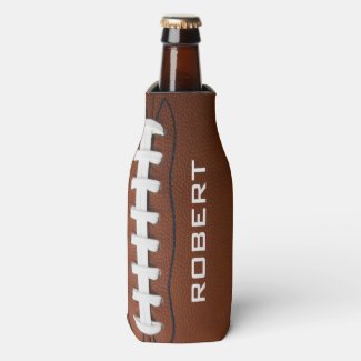 Football Design Bottle Cooler