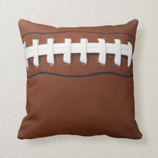 Football Design Throw Pillow