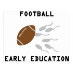 football early education postcard