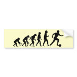 Football Evolution Bumper Sticker