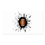 Football Explosion Business Card Templates
