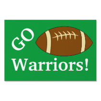 Football Fan Go Team Customizable Sports Lovers yard signs