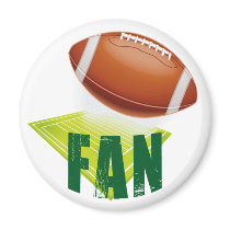 FOOTBALL FAN magnets by dgpaulart FOOTBALL FAN magnets