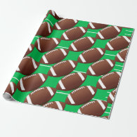 Football Fan Sports Coach Wrapping Paper
