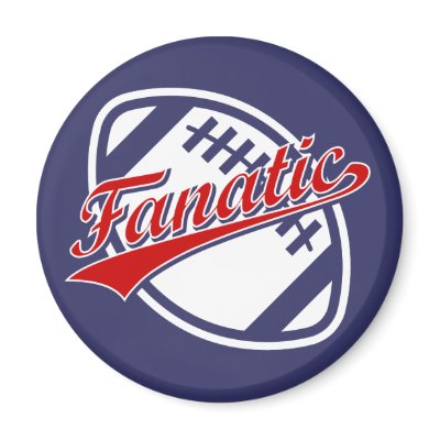 Football Fanatic Refrigerator Magnet