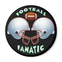 FOOTBALL FANATIC magnets by dgpaulart FOOTBALL FANATIC magnets