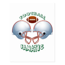 FOOTBALL FANATIC POSTCARD