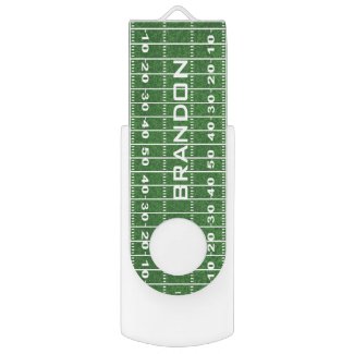 Football Field Design Flash Drive