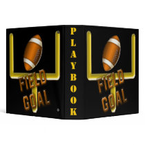 Football Field Goal Playbook Binder by tjssportsmania Football Field Goal Playbook Binder