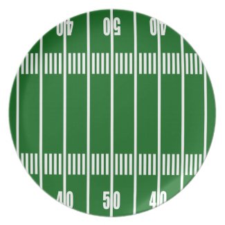 Football Field Plate plate