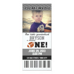Football First Birthday _ GREY/BLACK Card