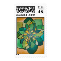Football Flower Stamps