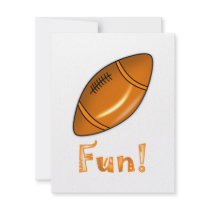 Football Fun invitations by HobbiesLeisure Football Fun invitations