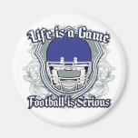 Football Game Dark Blue Fridge Magnets