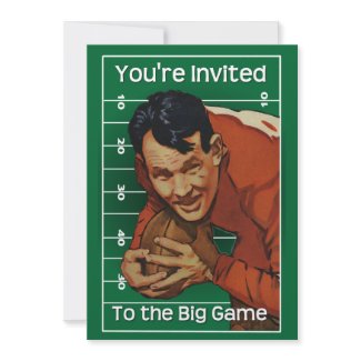 Football Game Invitation invitation