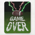 Game Over Football Mousepad / Mousemat