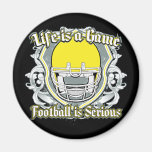 Football Game Yellow Fridge Magnet