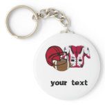 football Gear keychains