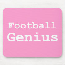 Football Genius Gifts mousepads by geniusgifts Football Genius Gifts mousepads