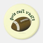 Football - Green Text Fridge Magnets