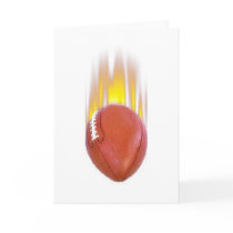 Football Greeting Card by claricardoza Football Greeting Card