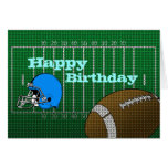 Football Happy Birthday Day Card