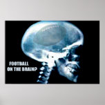 Football Head (x-ray) posters