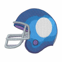 Football Helmet Letter Drop embroidered shirts by ZazzleEmbroidery Football Helmet Letter Drop embroidered shirts