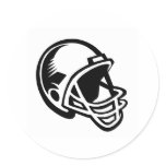 Football helmet logos stickers