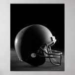 Football helmet poster