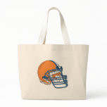 Football helmets tote bag