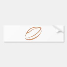 Football Icon Bumper Sticker