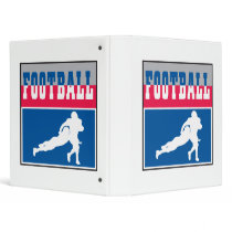 football icon graphic 3 ring binders
