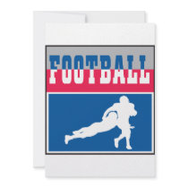 football icon graphic personalized invitations