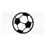 football icon personalized photo card