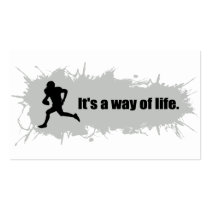 Football Is a Way of Life Business Cards