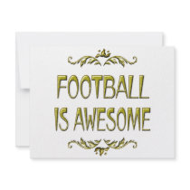 Football is Awesome invitations