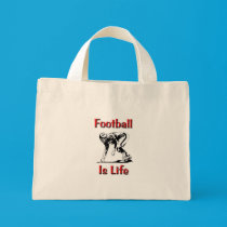 Football Is Life bags